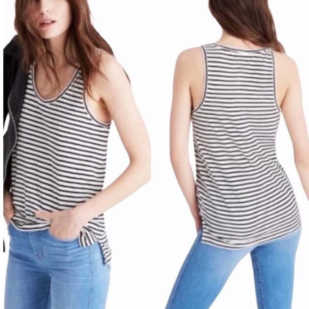 Madewell striped tank